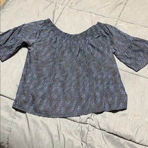 Prana off the shoulders blouse like new condition!